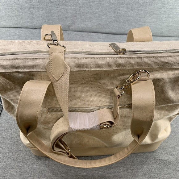 Beis The Weekender Bag Beige 19X16 - Picture 3 of 16